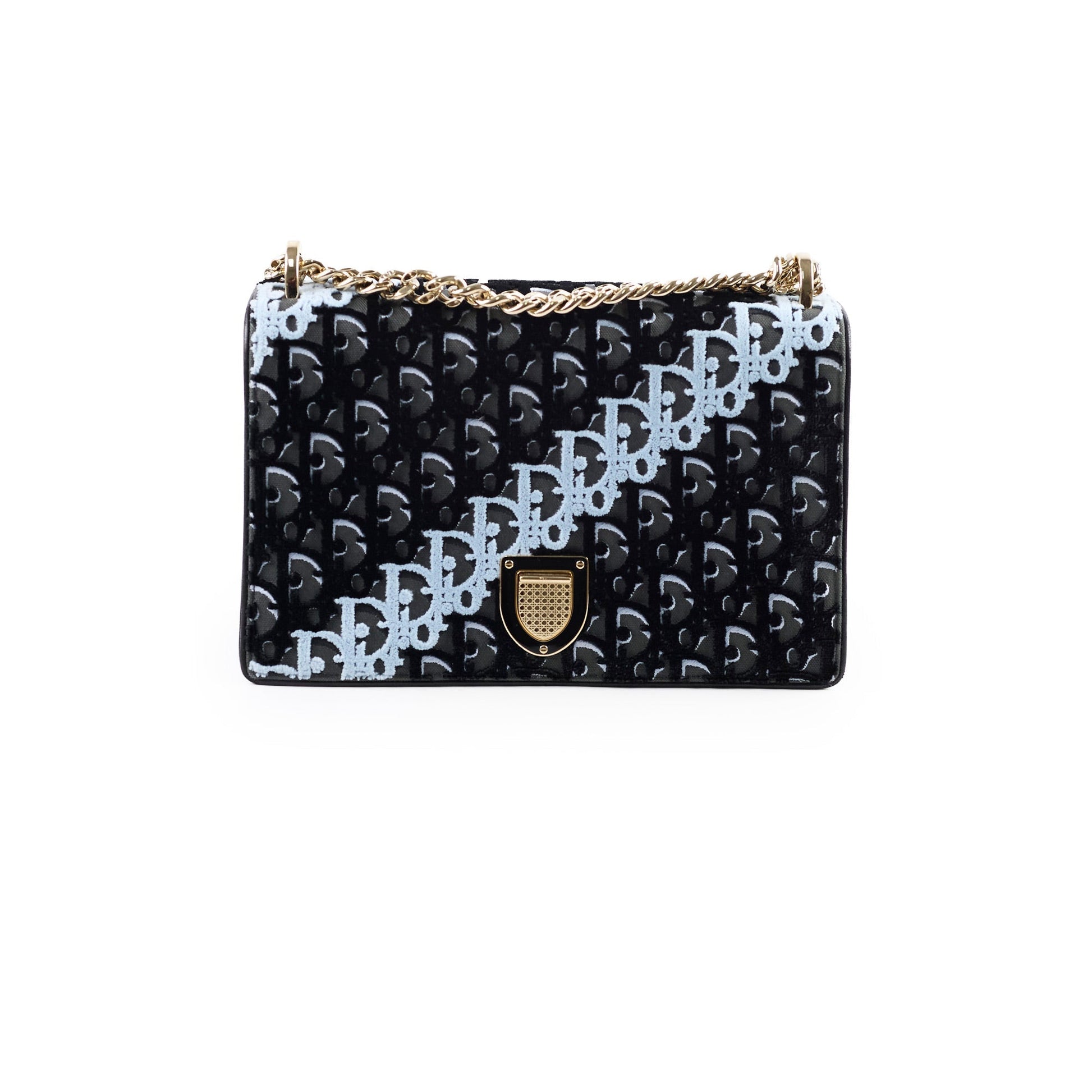 Dior Christian ama Velvet Crossbody Bag Medium