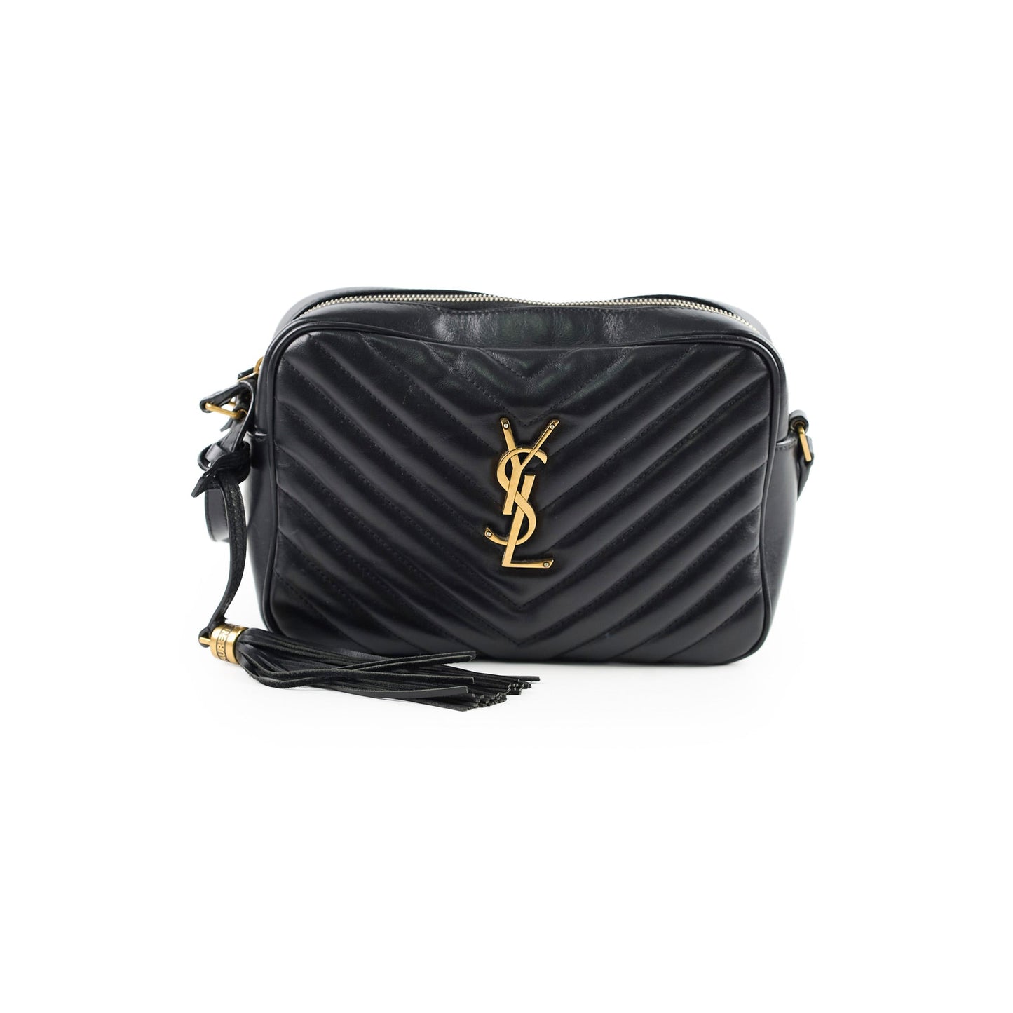 YSL Saint Laurent Lou Camera Bag Black Crossbody Bag Camera Bag Black