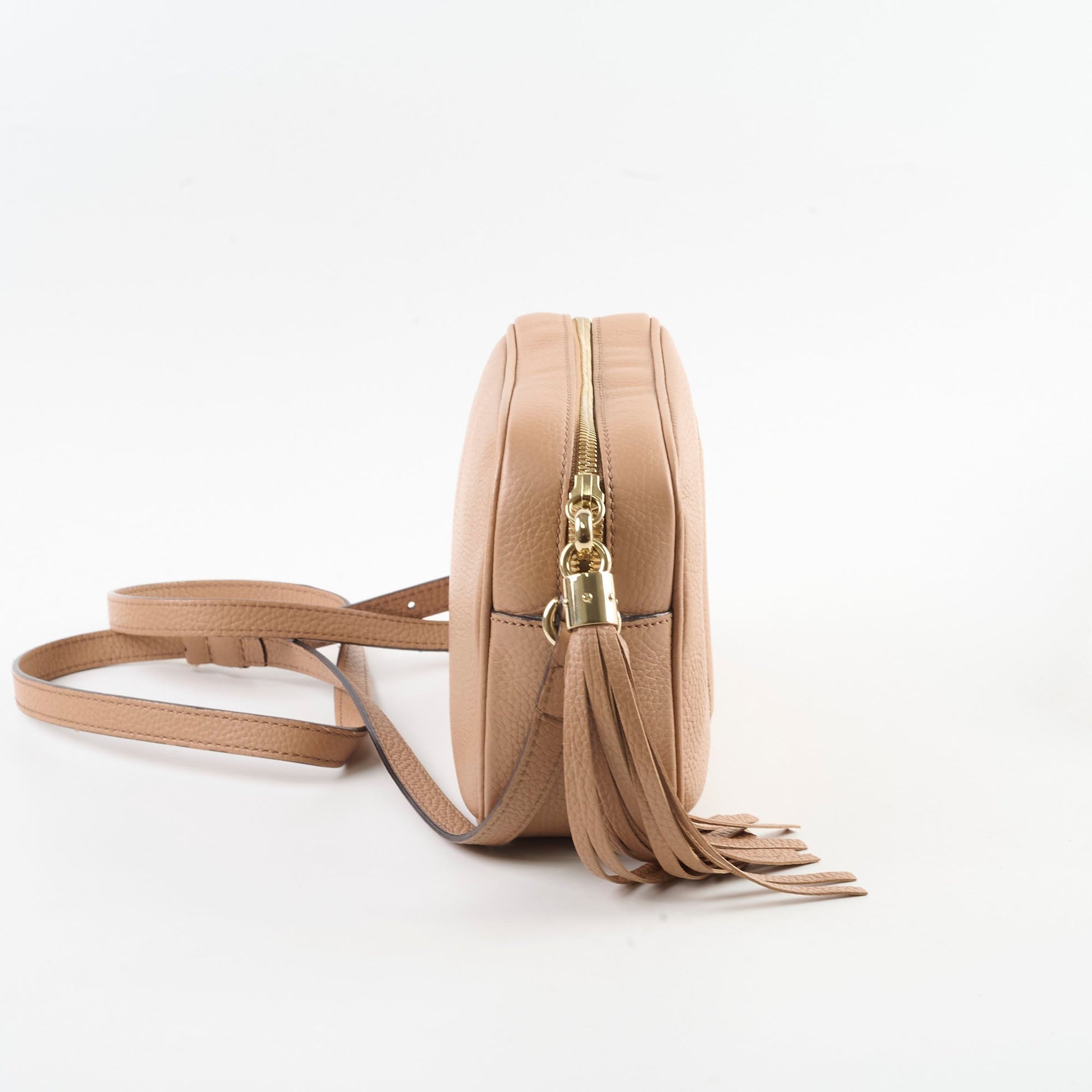 Gucci Soho Disco Crossbody Bag Beige Disco Beige