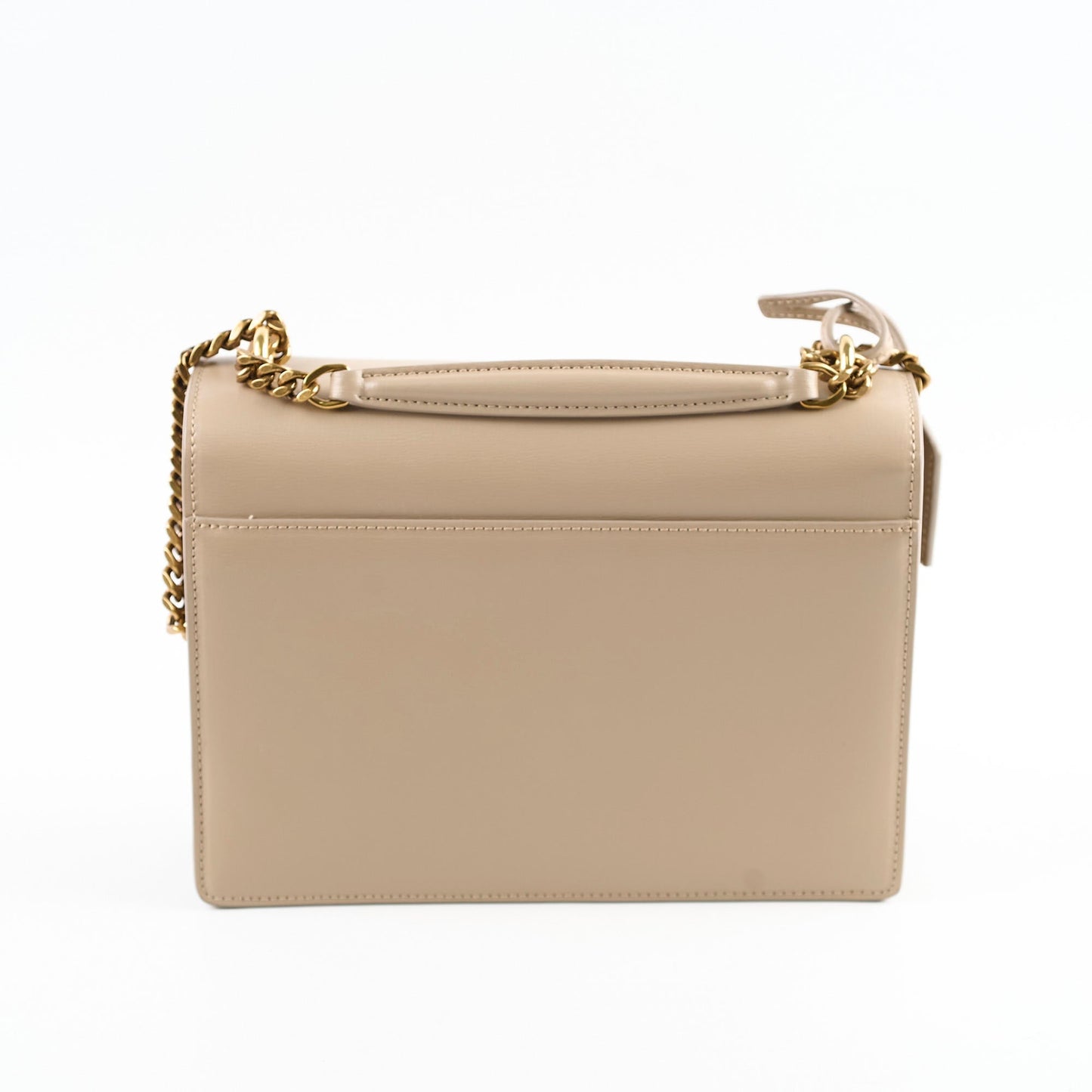 YSL Saint Laurent Sunset Crossbody Bag Beige Small