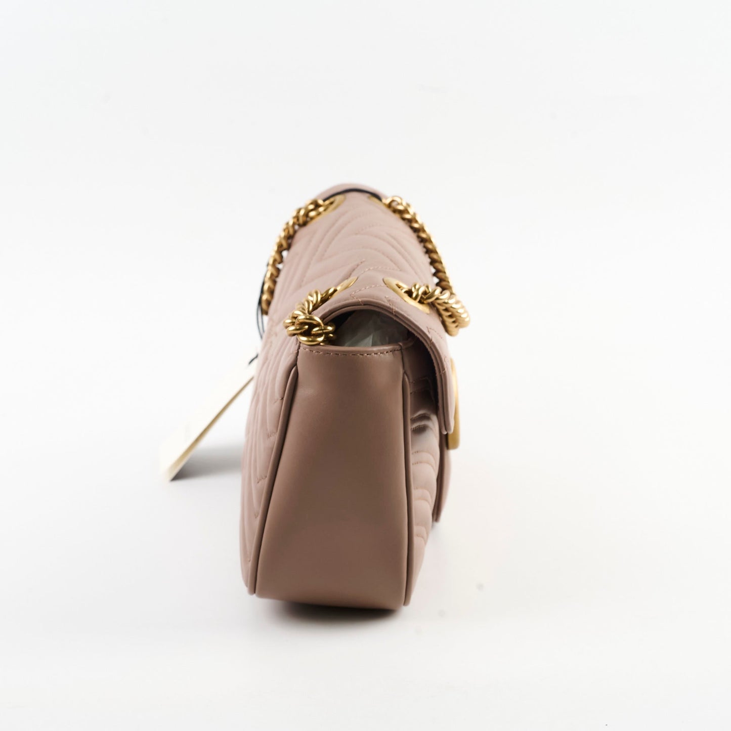 Gucci Marmont Shoulder Bag Dusty Beige Pink Crossbody Bag