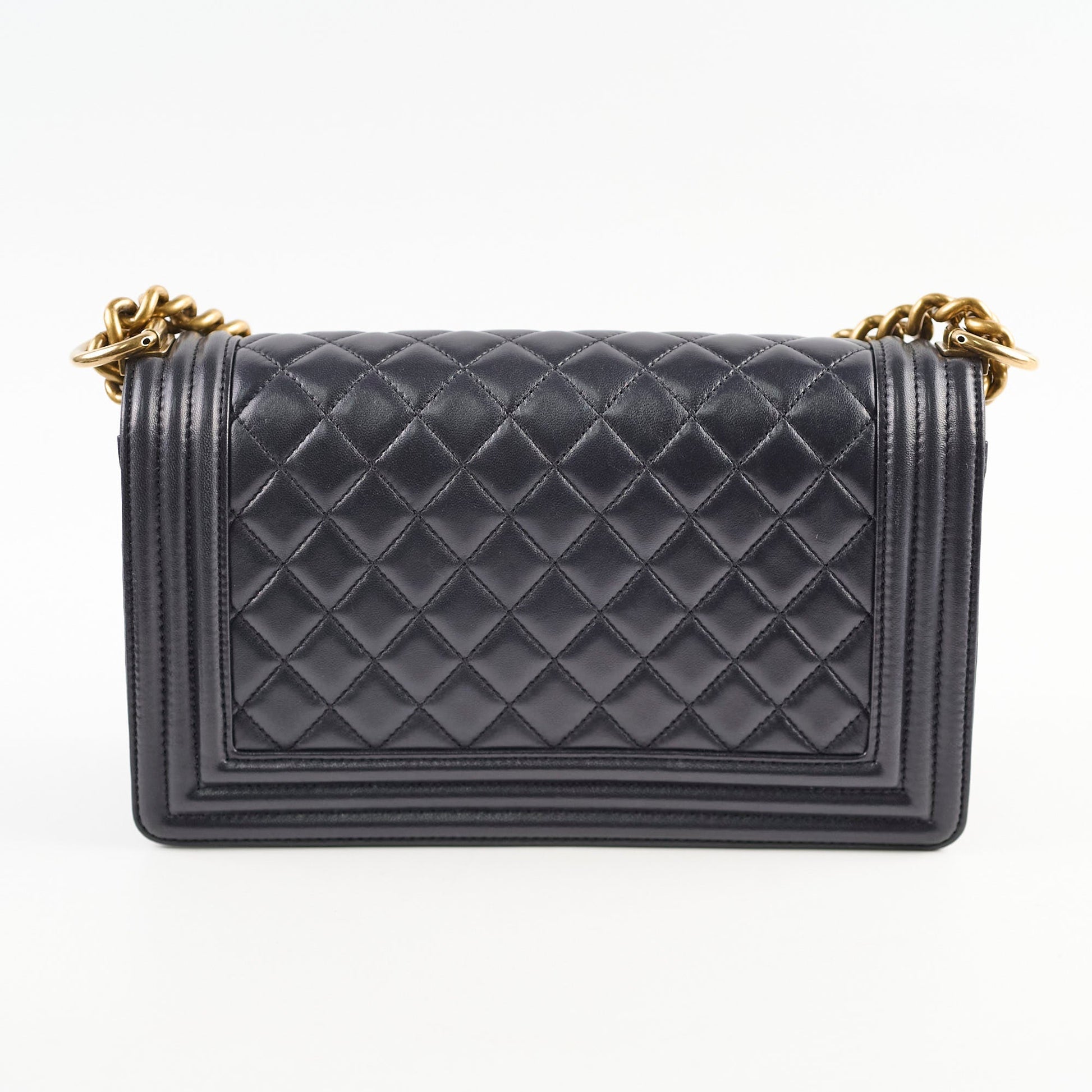 Chanel Boy Old Medium Lambskin Black