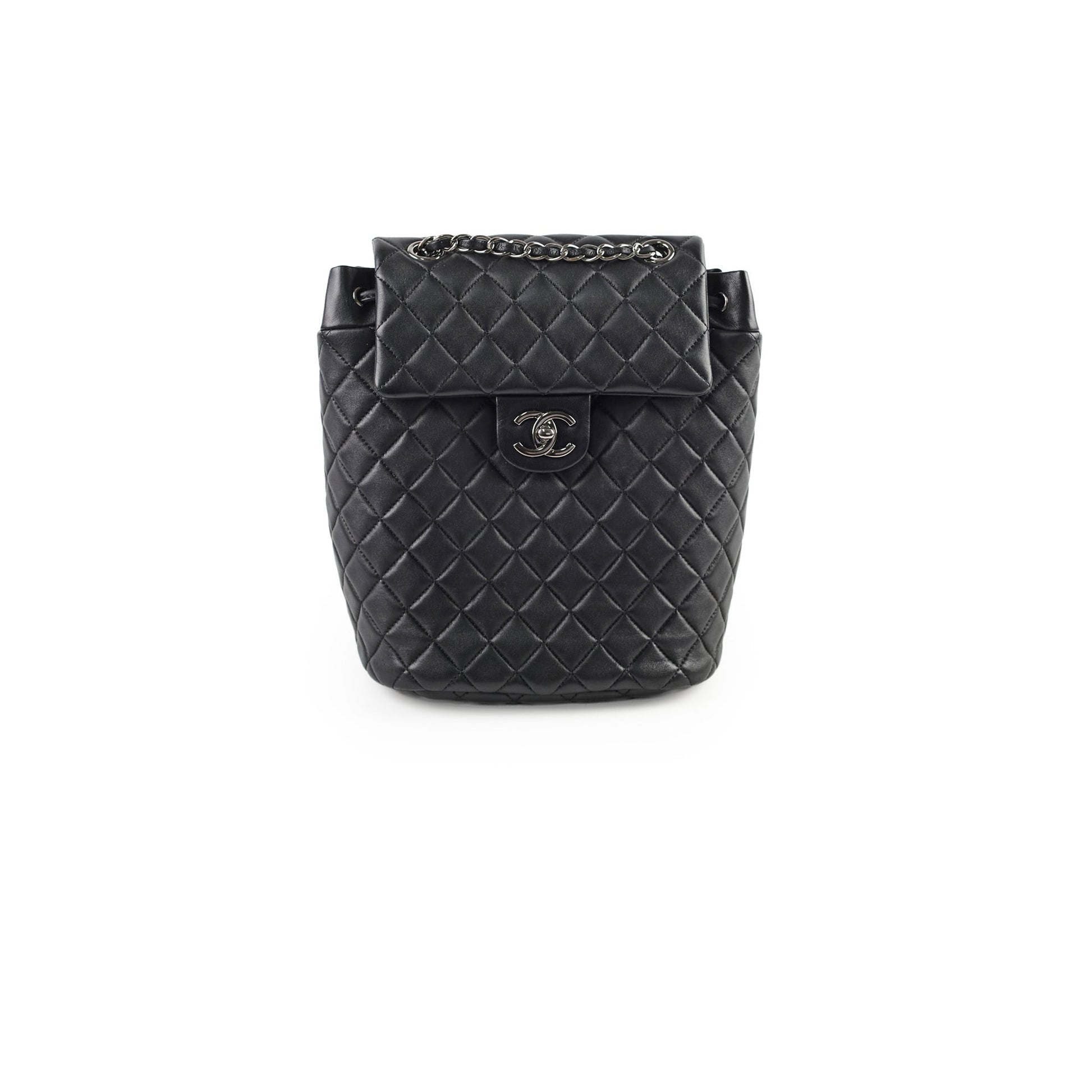 Chanel Lambskin Urban Spirit Backpack Black 23 Series