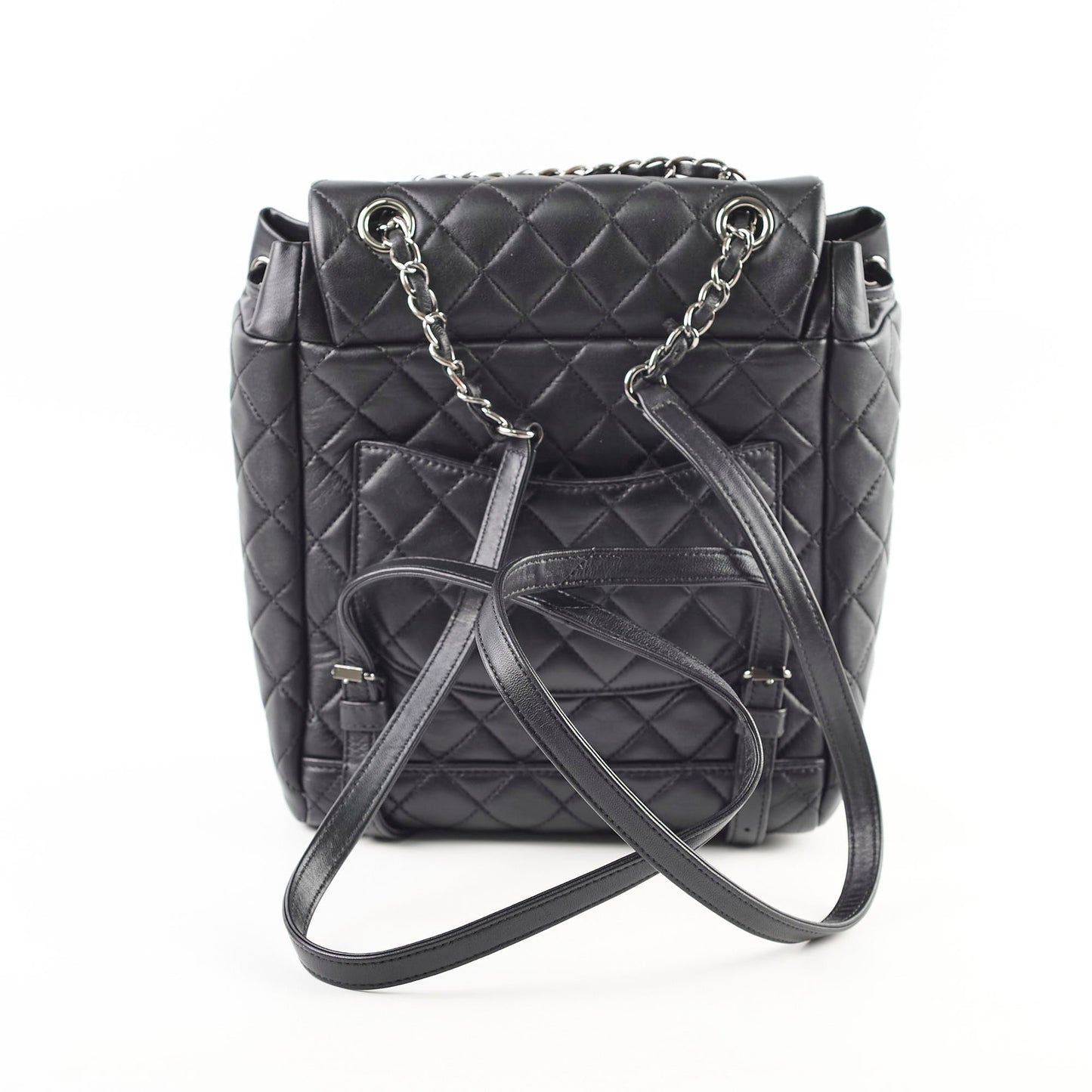 Chanel Lambskin Urban Spirit Backpack Black 23 Series