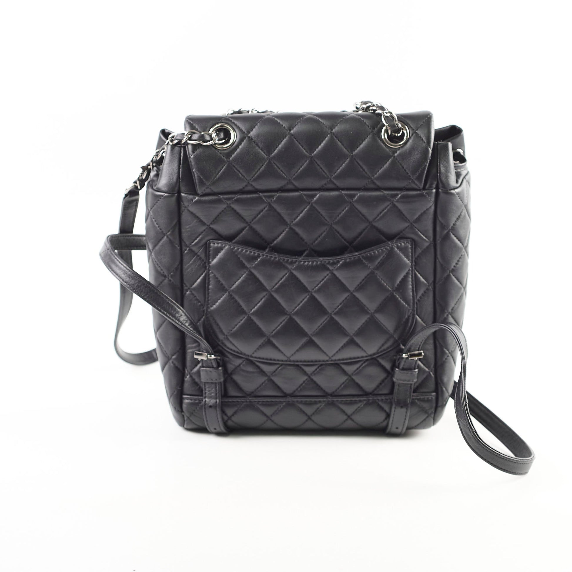 Chanel Lambskin Urban Spirit Backpack Black 23 Series