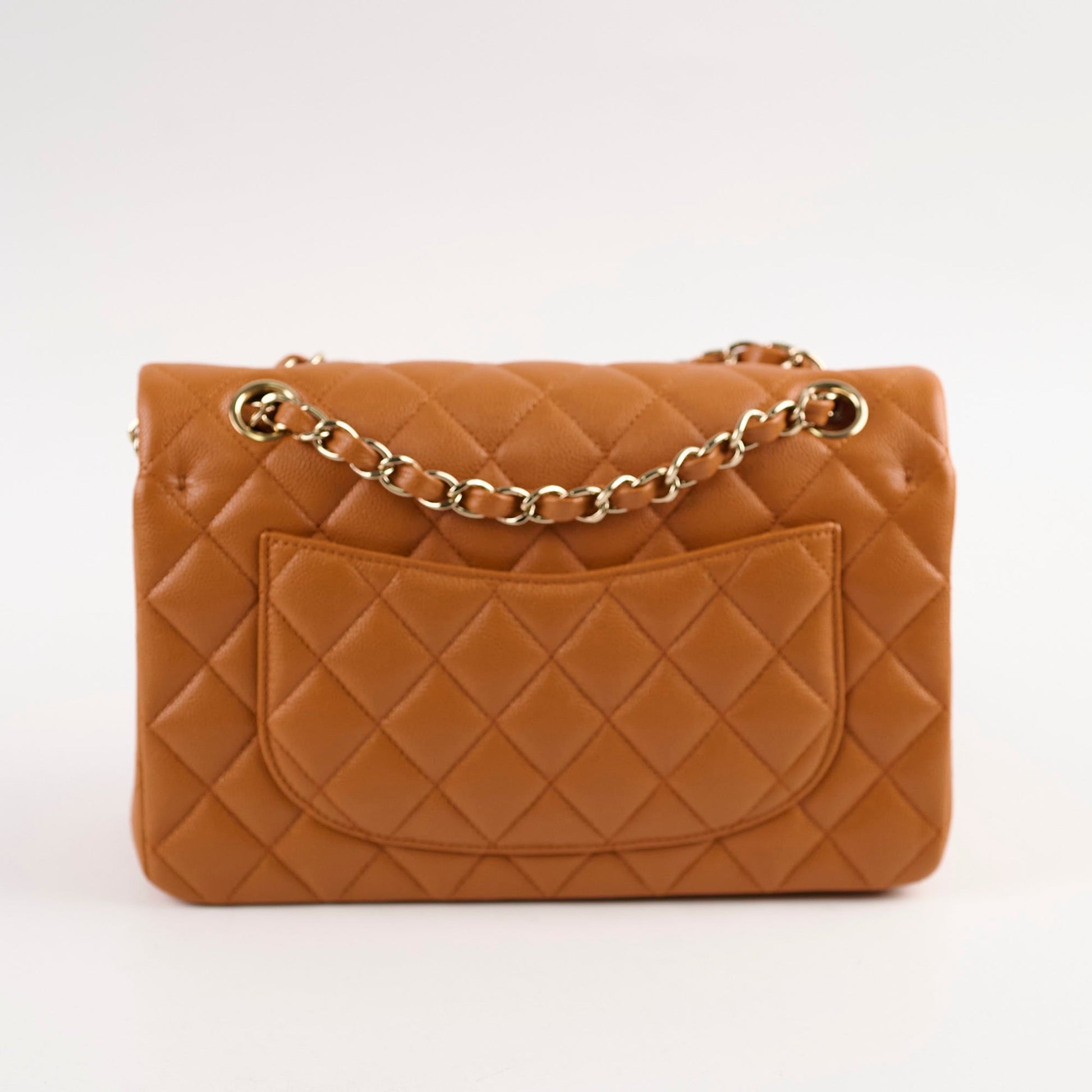 Chanel Small Classic Double Flap Caramel Caviar