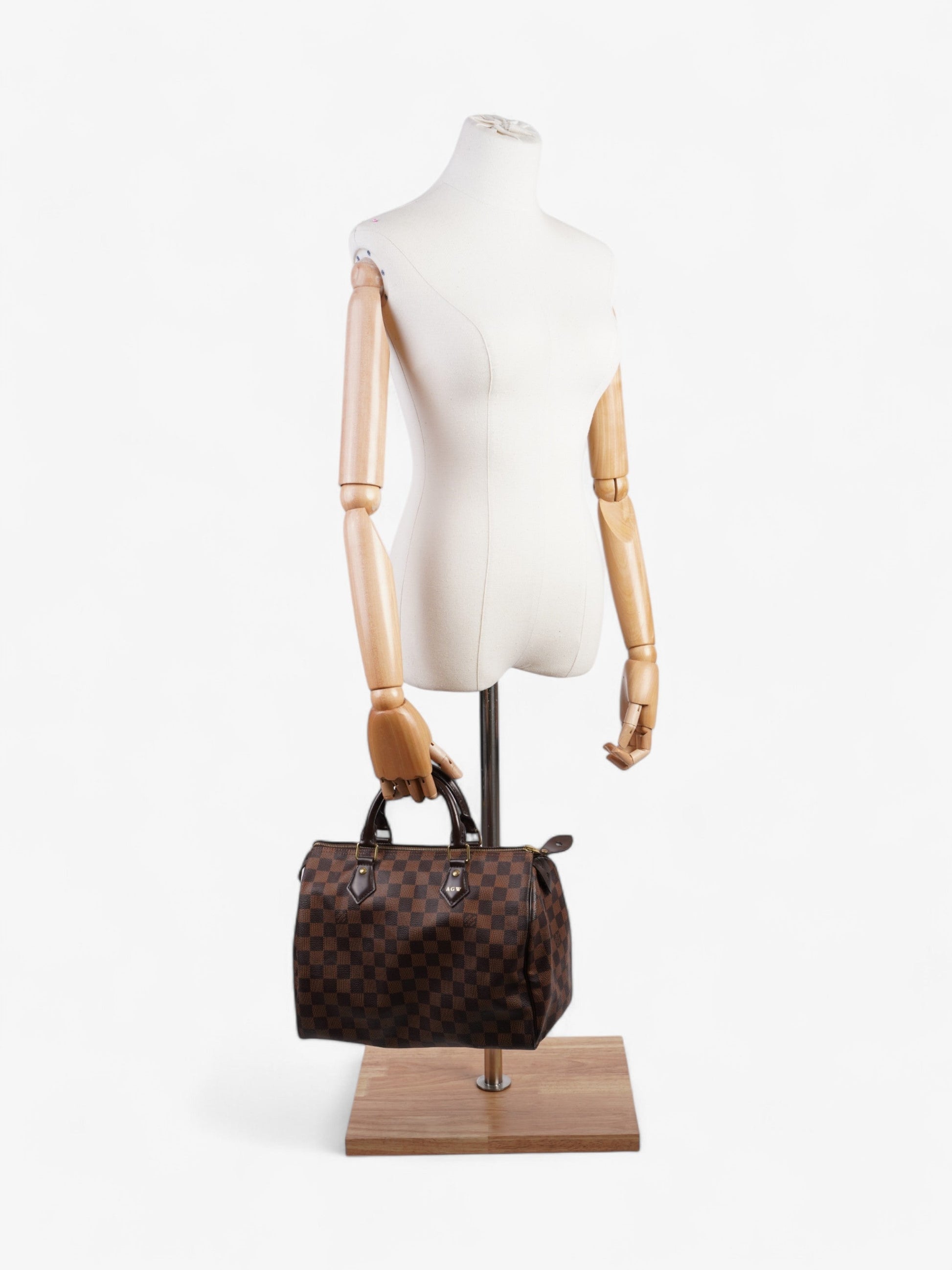 Louis Vuitton Speedy Ebene Coated 35 Canvas Coated Canvas Damier Apparel