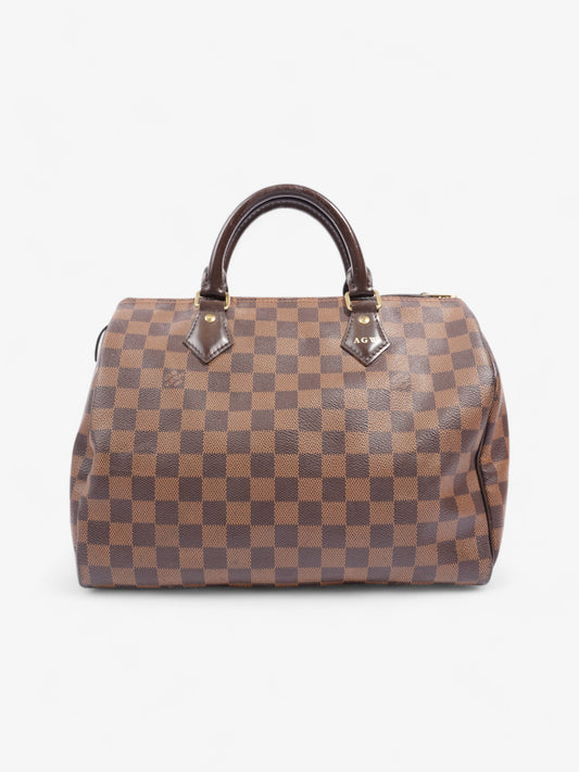 Louis Vuitton Speedy Ebene Coated 35 Canvas Coated Canvas Damier Apparel