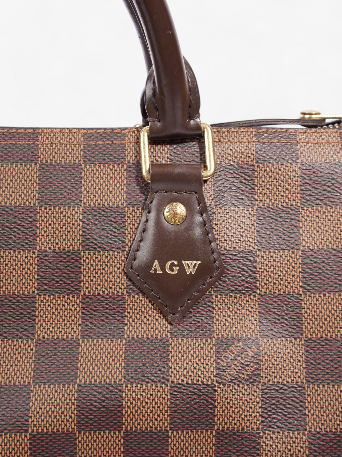 Louis Vuitton Speedy Ebene Coated 35 Canvas Coated Canvas Damier Apparel