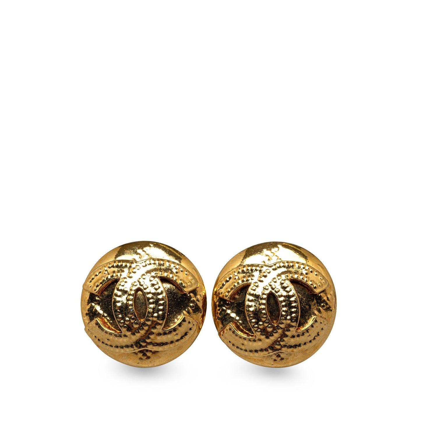 CHANEL CC Clip On Earrings Costume Earrings