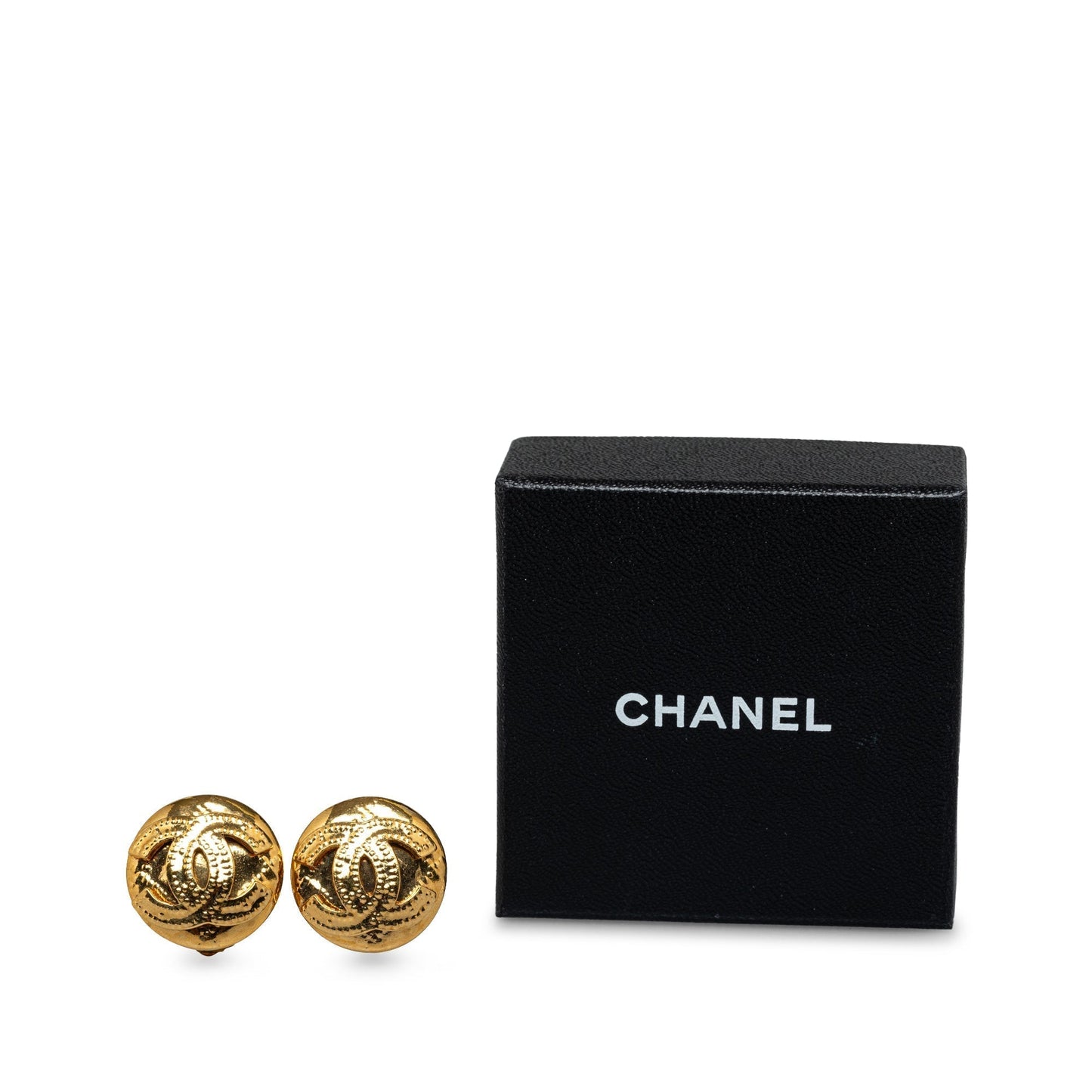 CHANEL CC Clip On Earrings Costume Earrings