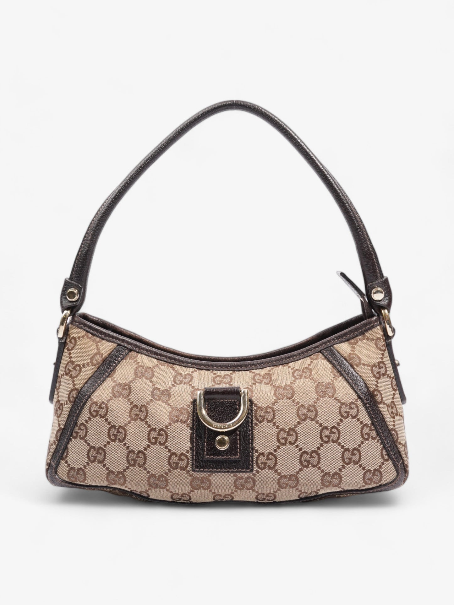 Gucci Abbey And Ebony Supreme Shoulder Bag Canvas Brown