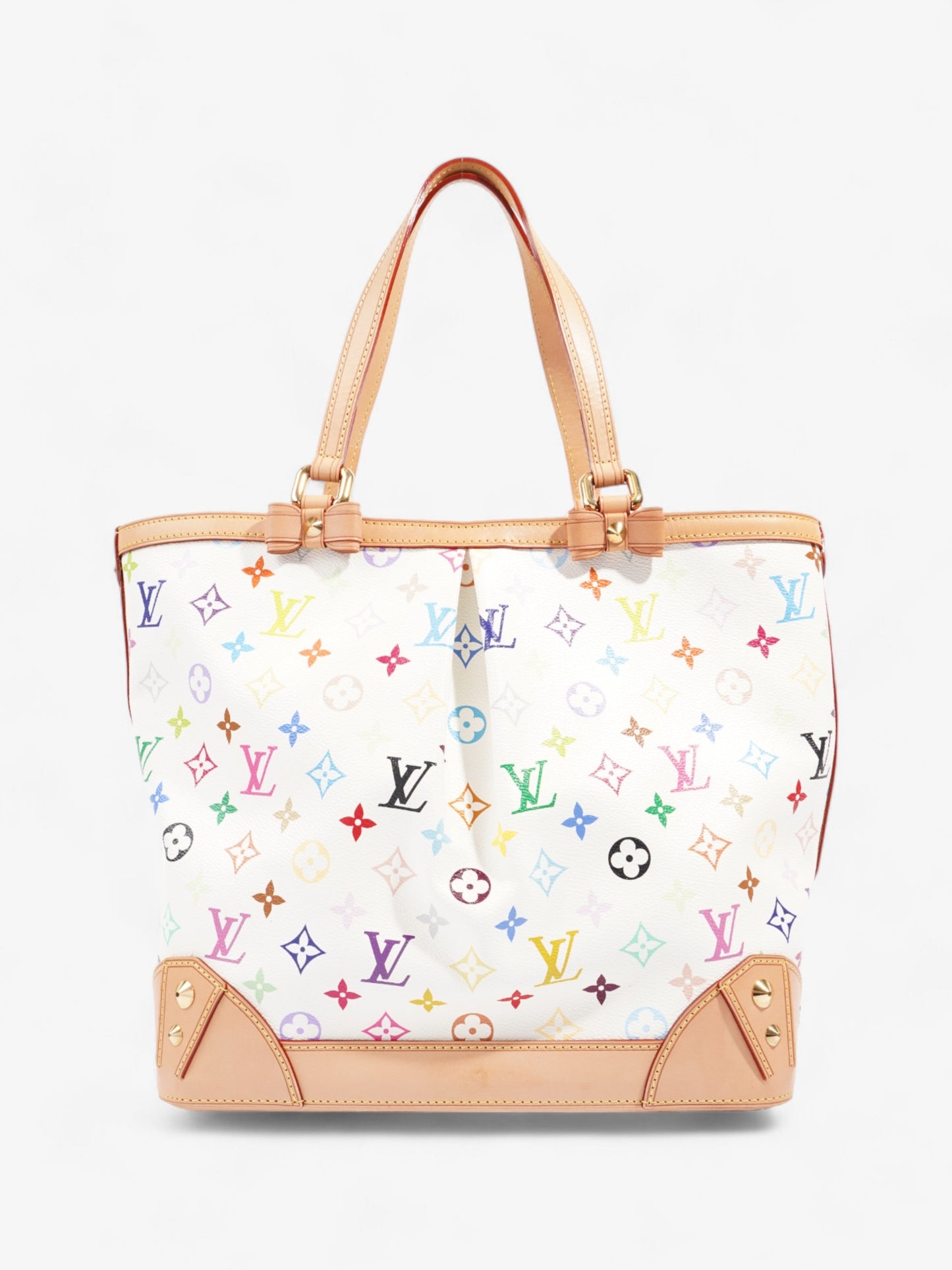 Louis Vuitton Sharleen Multicoloured Coated Monogram White GM Canvas Coated Canvas Apparel