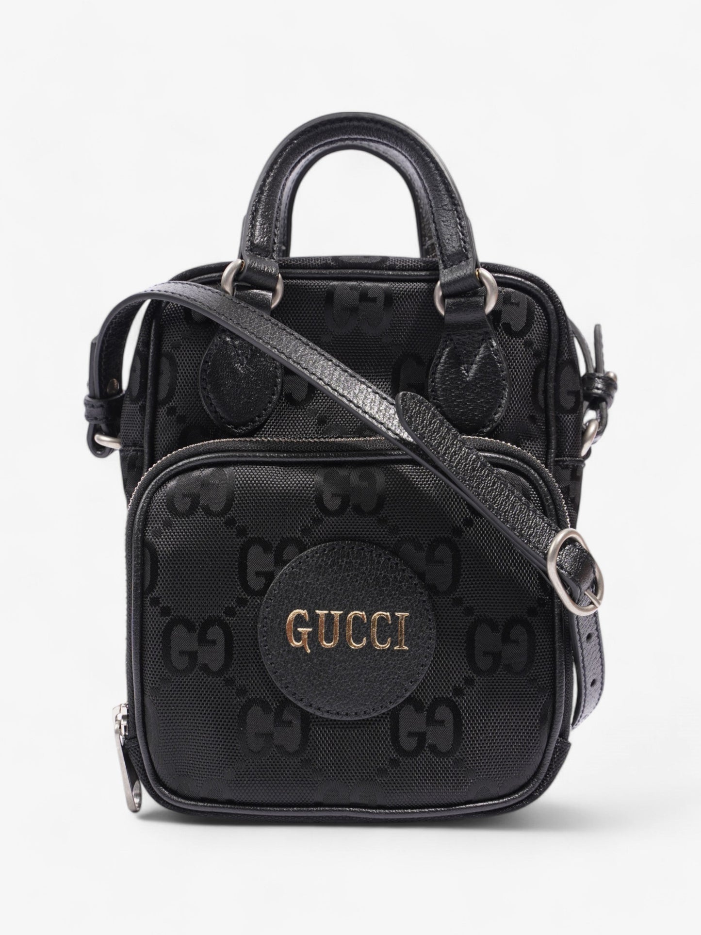 Gucci Off The Grid Messenger Bag Canvas Black Travel Bag