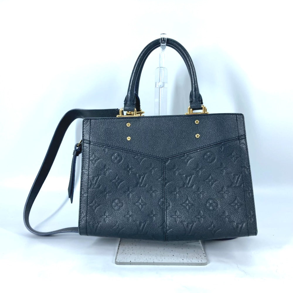 Louis Vuitton M54196 Ann Platt Ann Platt Monogram Leather Navy Handbag