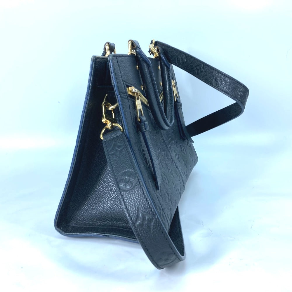 Louis Vuitton M54196 Ann Platt Ann Platt Monogram Leather Navy Handbag