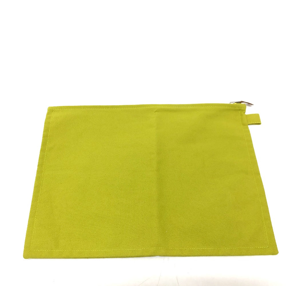 Pouch Type Unisex(Unisex) Handbag Canvas Green Travel Bag