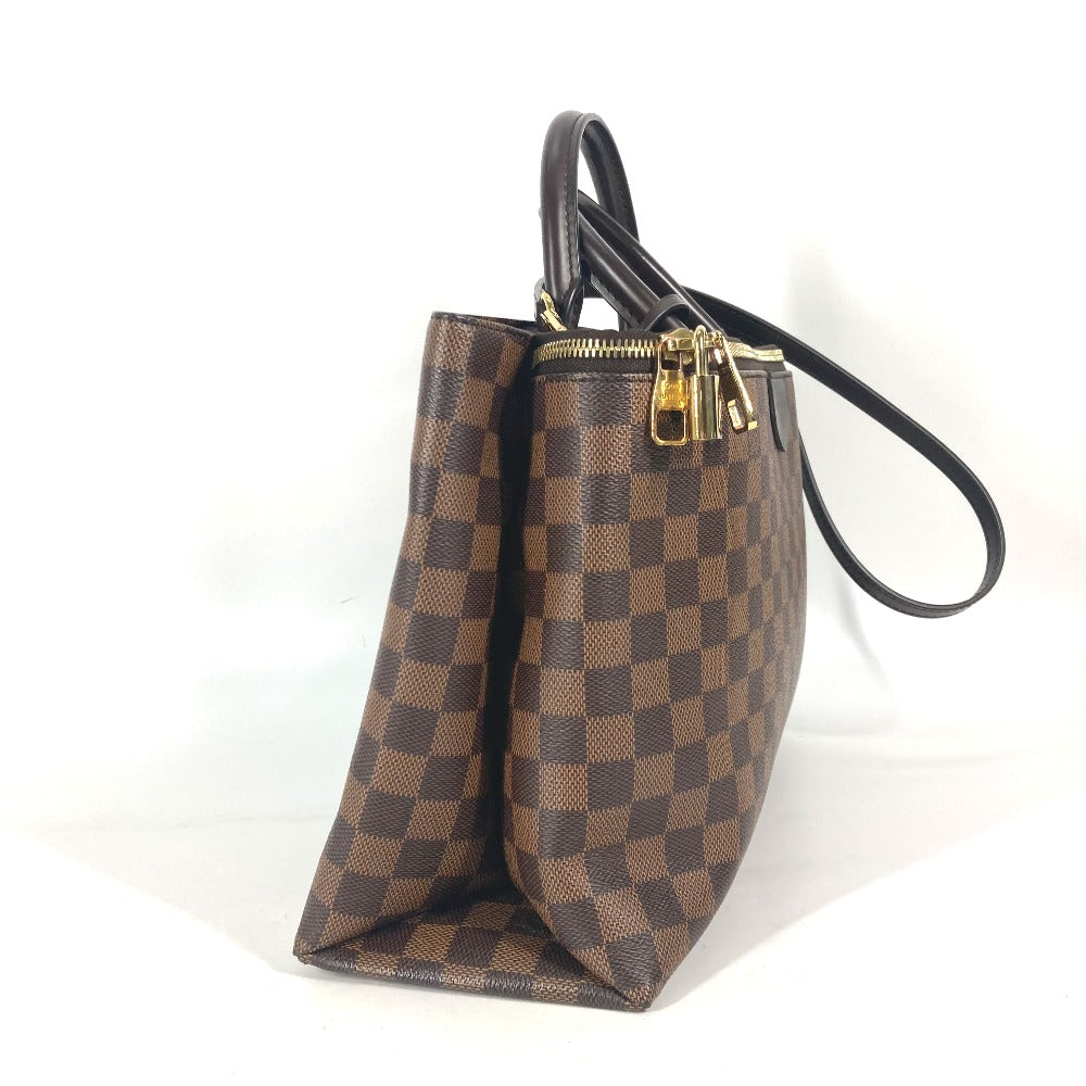 Louis Vuitton N41582 Damier Brompton Canvas Brown Handbag