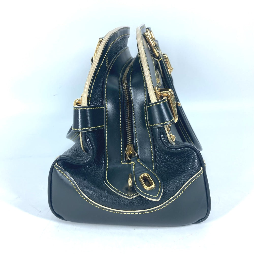 Louis Vuitton M95623 Suhari studs Radiu Leather Black Handbag
