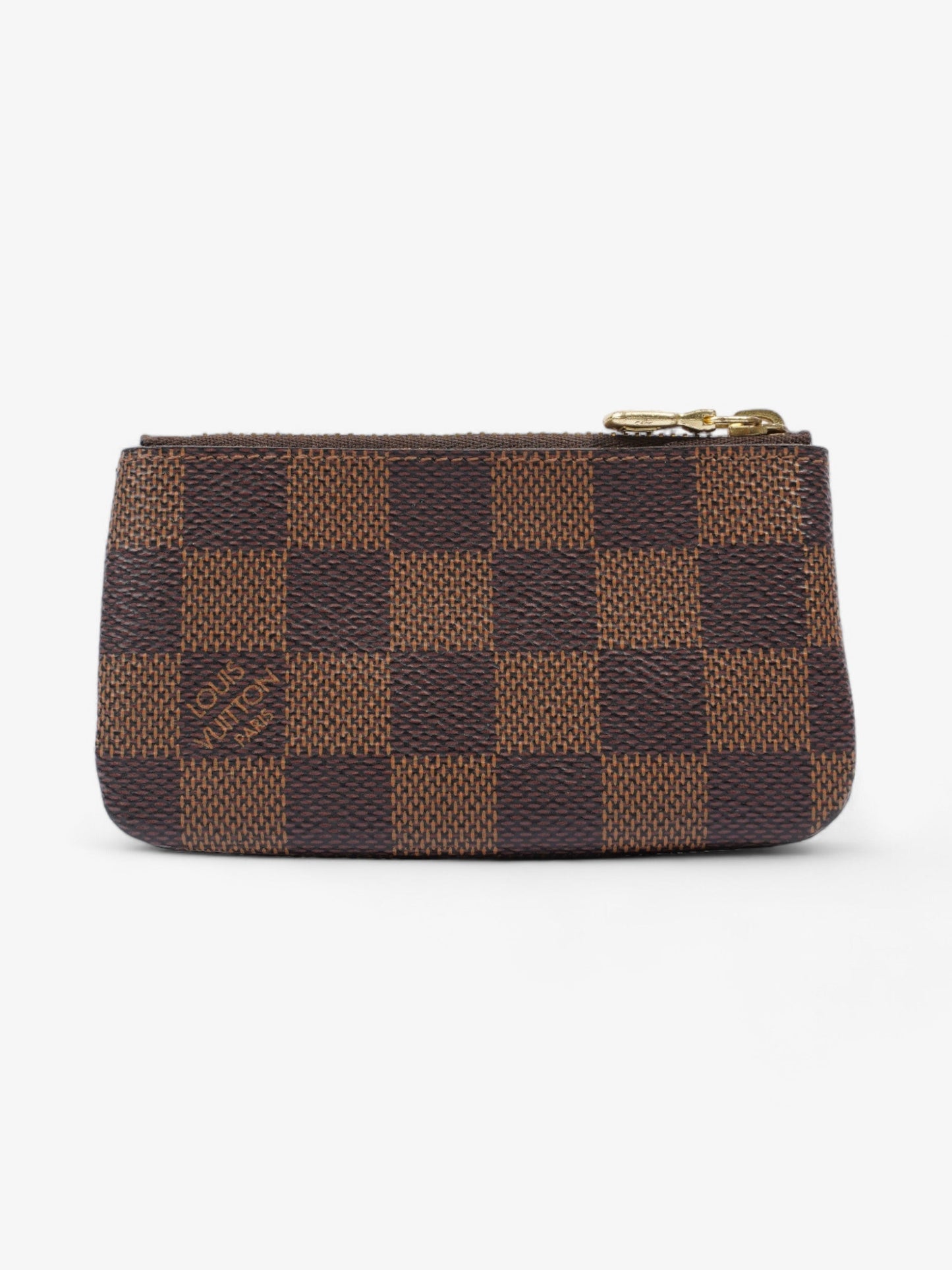 Louis Vuitton Ebene Coated Damier Canvas Coated Canvas Key Pouch Wallet Case