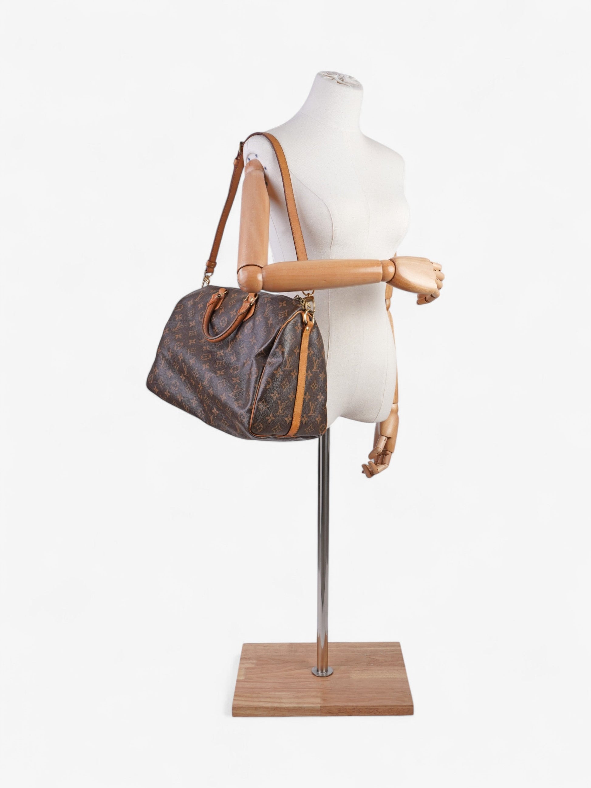 Louis Vuitton Speedy Coated 35 Monogram Canvas Coated Canvas Apparel Canvas 231