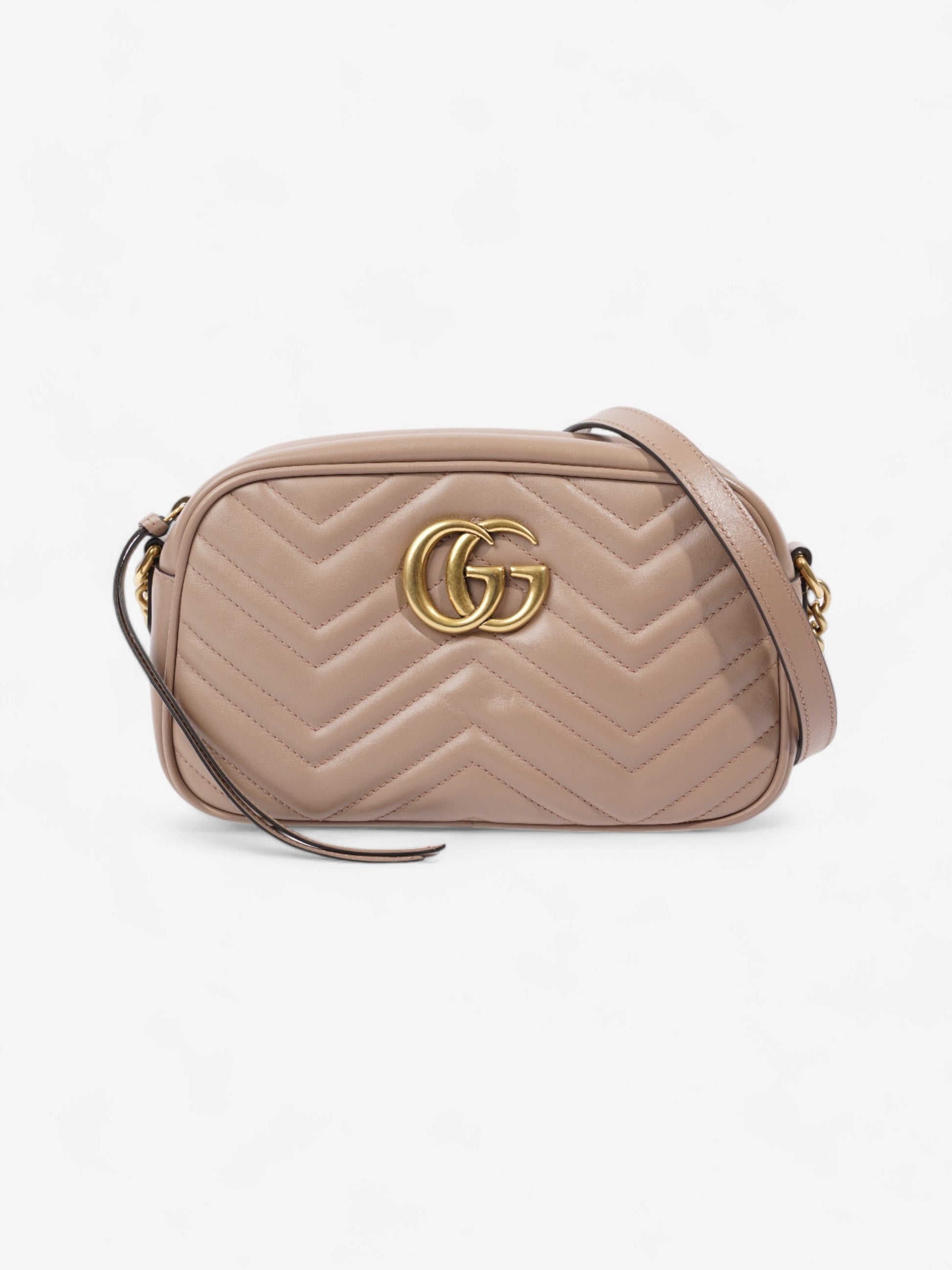 Gucci Marmont Dusty Small Crossbody Bag Leather Matelasse Small 2