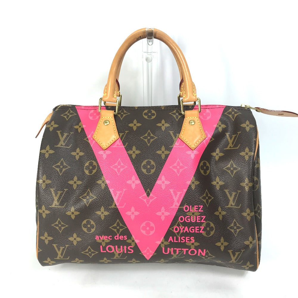 Louis Vuitton Boston Duffel M41533 V Speedy Monogram Canvas Brown Travel Bag