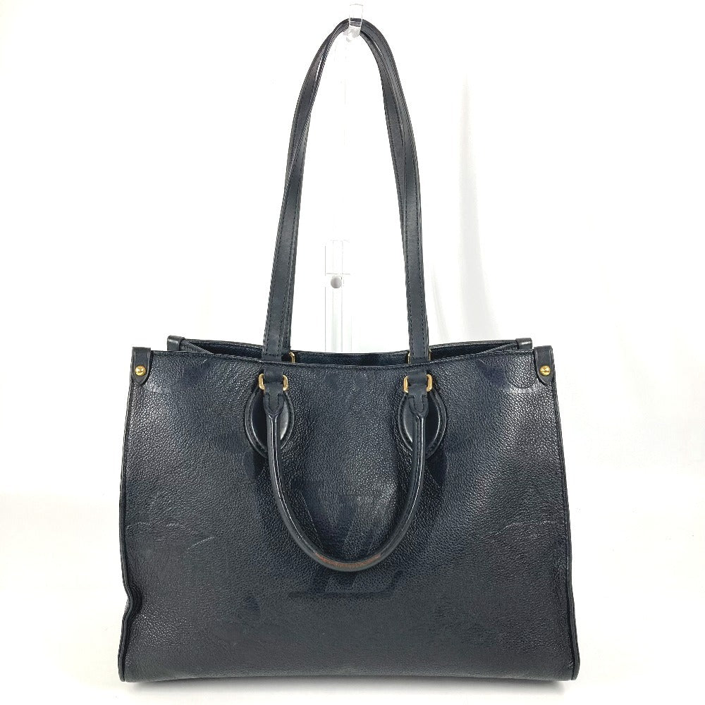 Louis Vuitton M45595 Ann Platt Ann Platt Monogram Leather Black Tote Bag