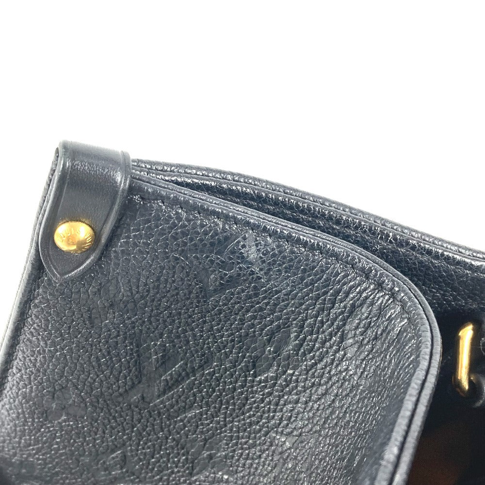 Louis Vuitton M45595 Ann Platt Ann Platt Monogram Leather Black Tote Bag