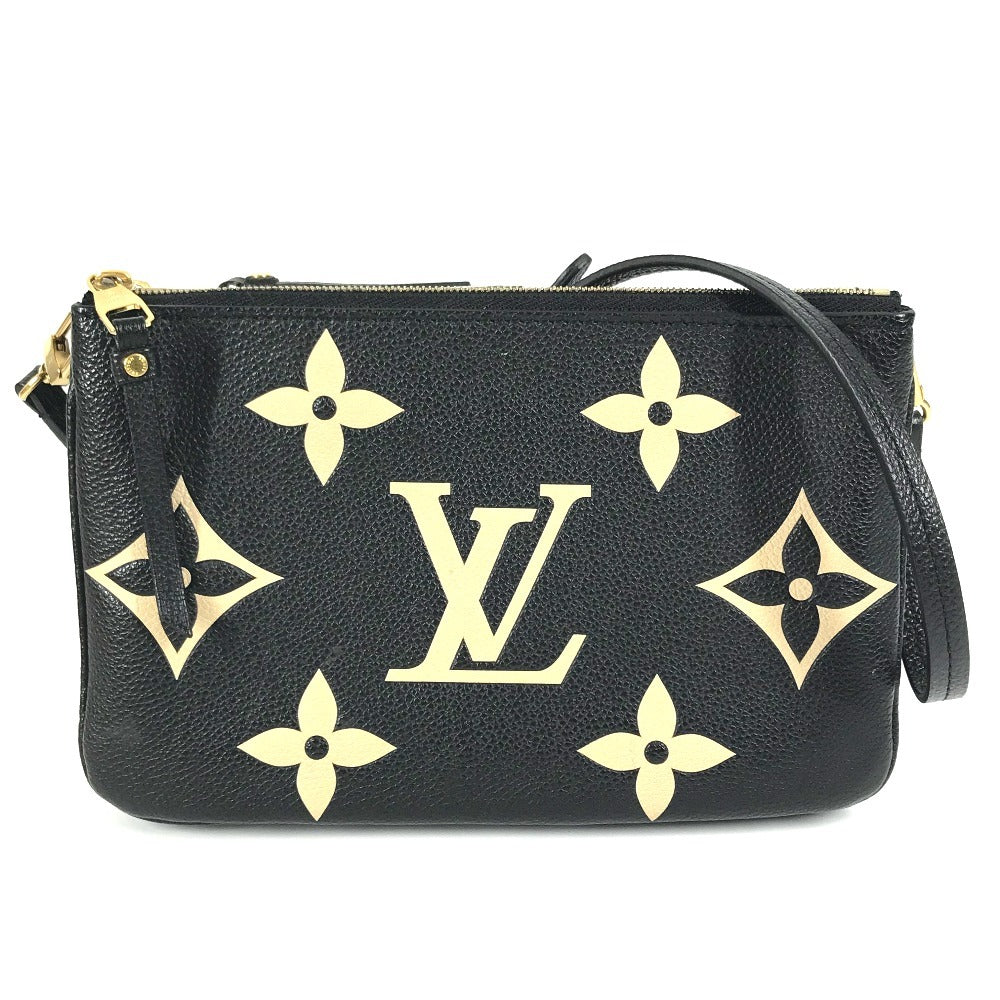 Louis Vuitton M80787 Ann Platt Bicolor Empreinte Monogram Leather Black Shoulder Bag