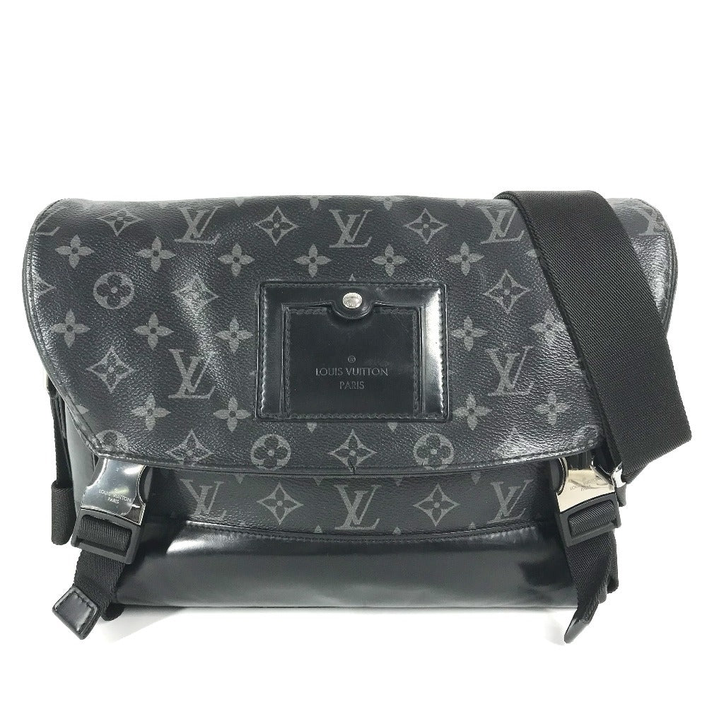 Louis Vuitton M40511 Eclipse Messenger · Monogram Canvas Black Crossbody Bag
