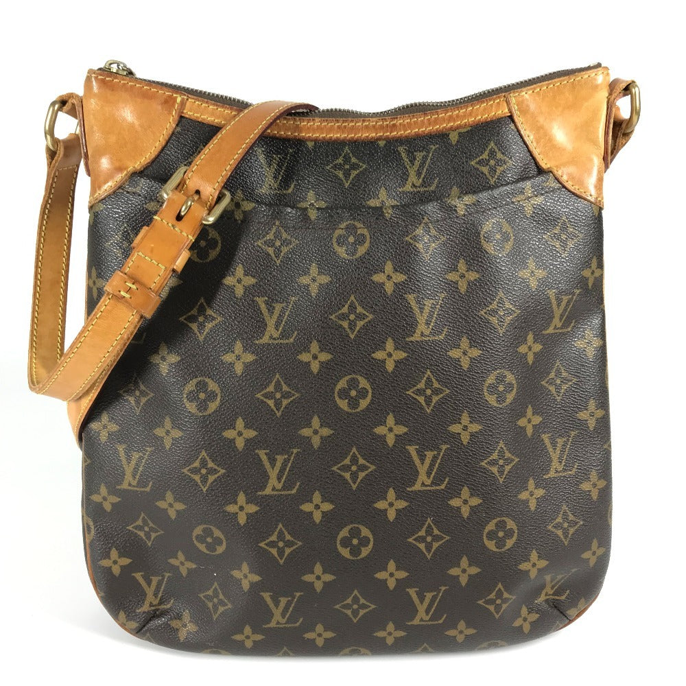 Louis Vuitton M56390 Odeon PM Monogram Canvas Brown Shoulder Bag Ks 36