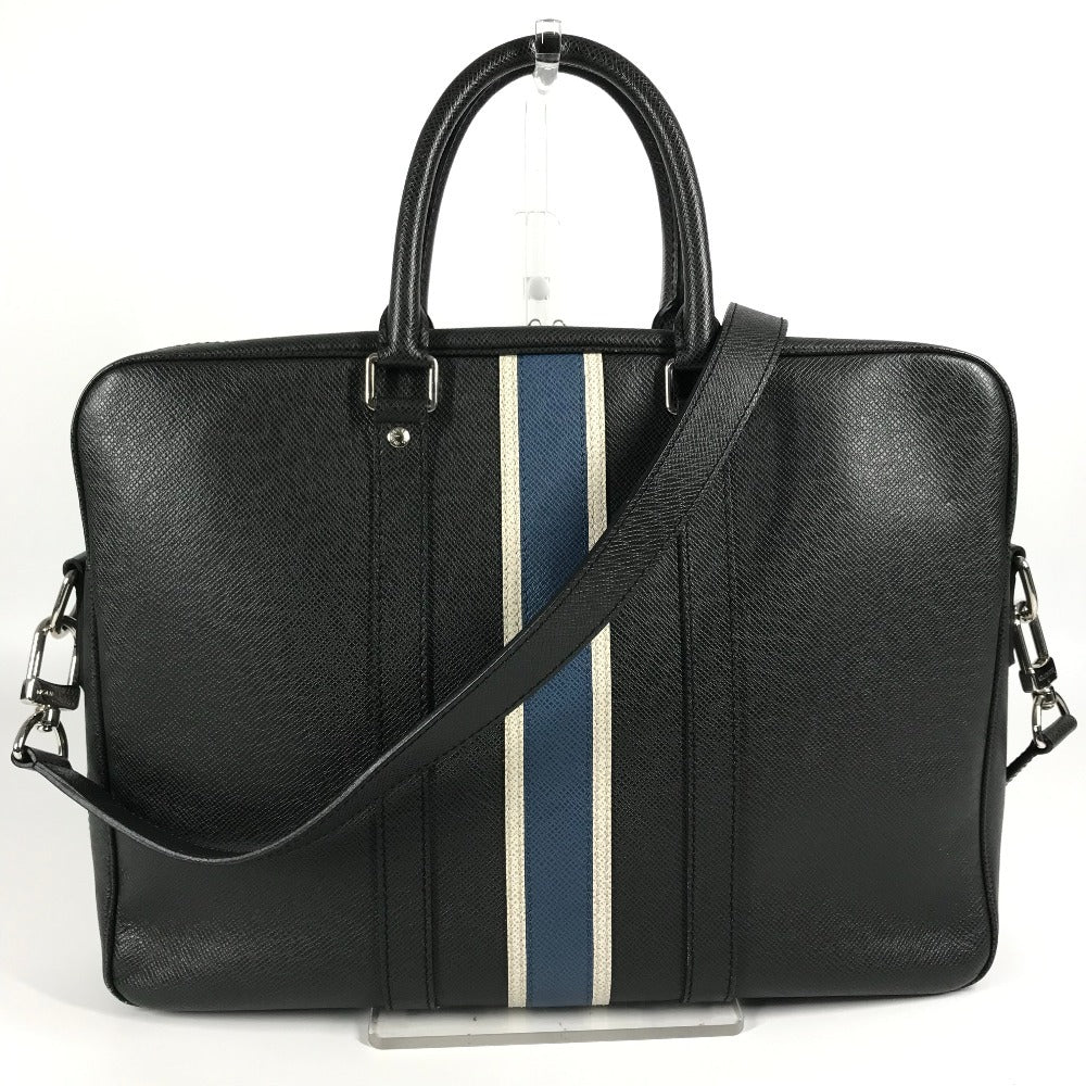 Louis Vuitton Business M34418 Taiga Porto Leather Black Handbag