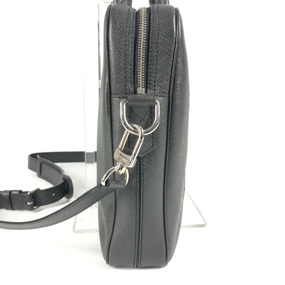 Louis Vuitton Business M34418 Taiga Porto Leather Black Handbag