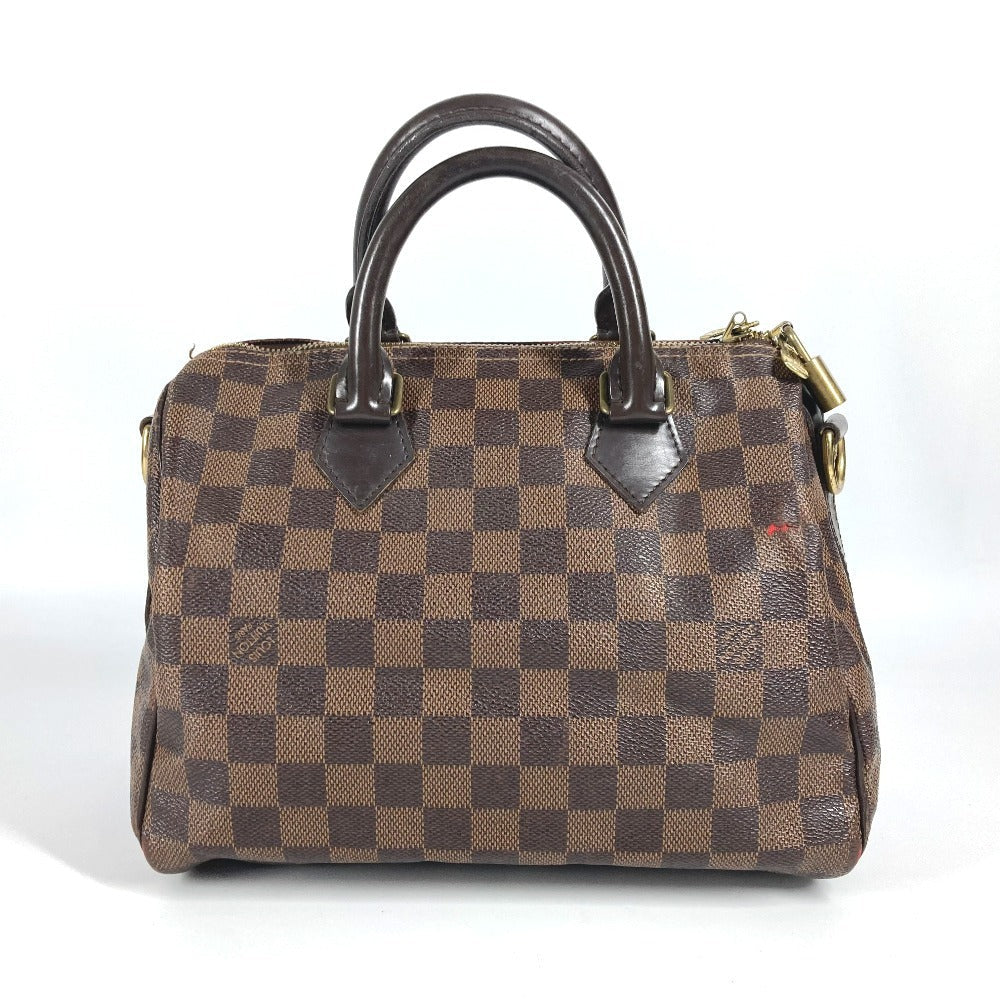 Louis Vuitton N41368 Damier Speedy bandouliere Canvas Brown Handbag