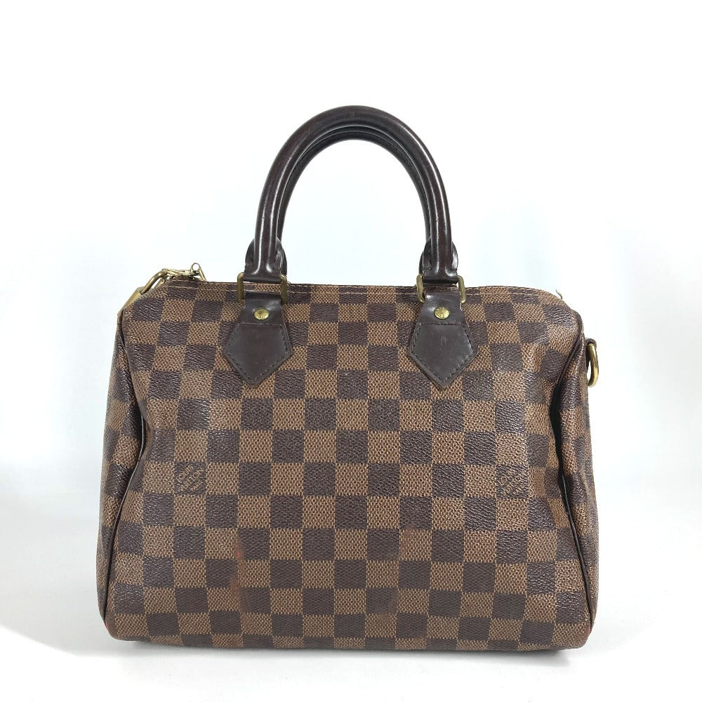 Louis Vuitton N41368 Damier Speedy bandouliere Canvas Brown Handbag