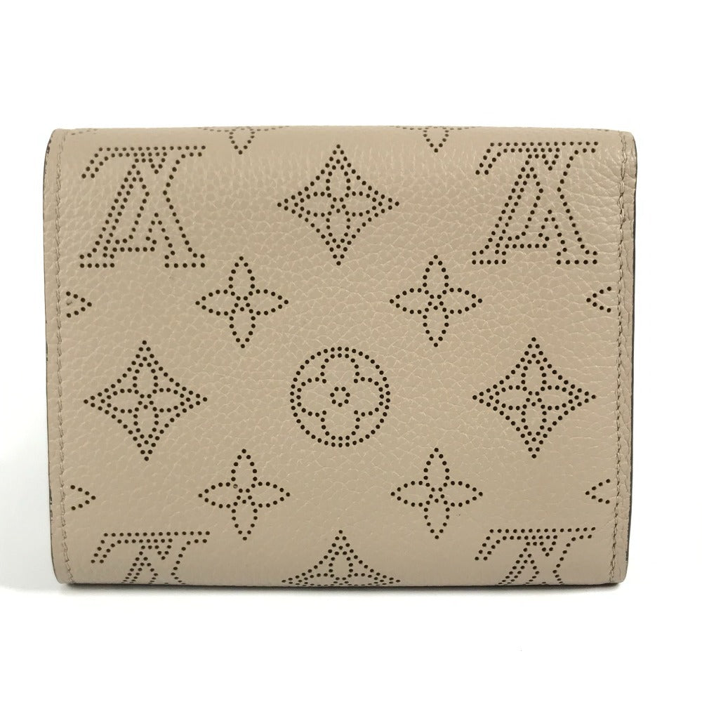 Louis Vuitton Folded M62542 mahina Portefeuille Monogram Leather Beige Wallet Case