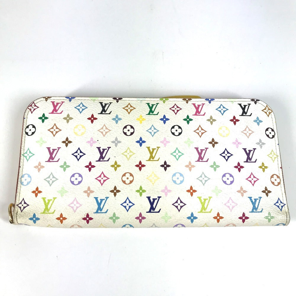 Louis Vuitton Long Purse M93750 yellow Portefeuille Monogram Canvas Multicolor Wallet Case