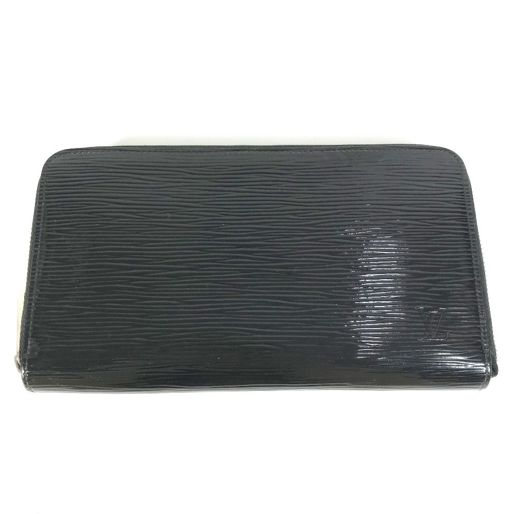 Louis Vuitton Long Purse M6385N Epi-electric Leather Black Wallet Case