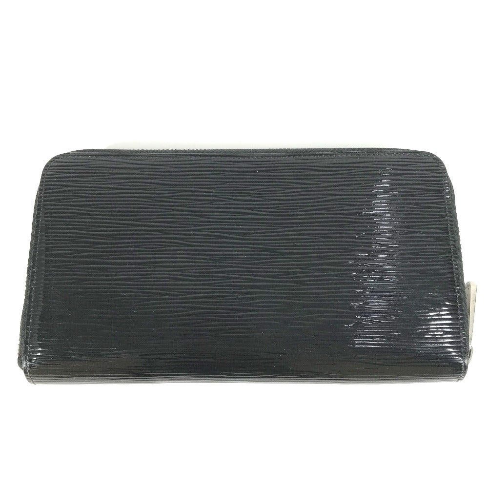 Louis Vuitton Long Purse M6385N Epi-electric Leather Black Wallet Case