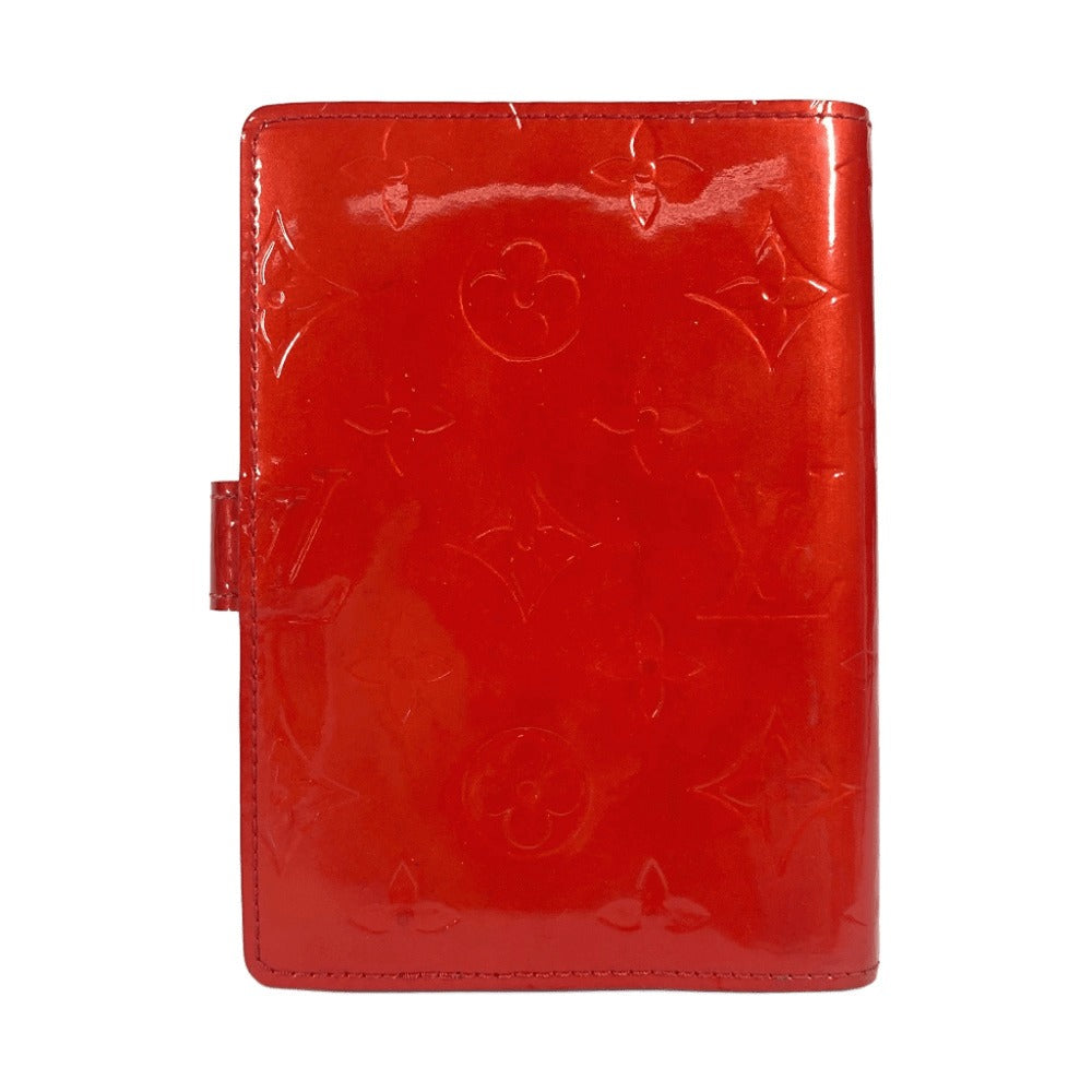 Louis Vuitton Notebook cover R21016 Vernis Monogram Canvas Red Handbag
