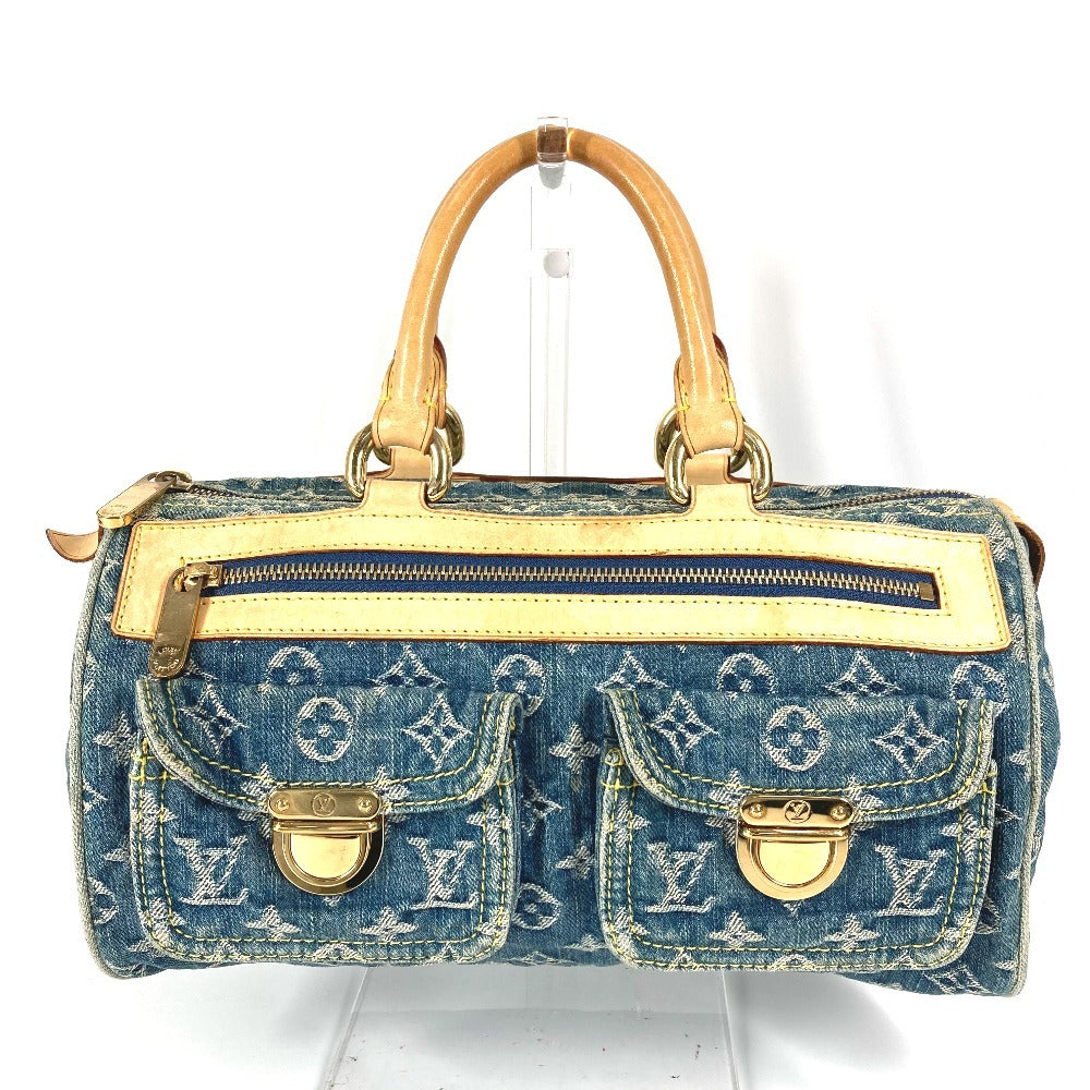 Louis Vuitton M95019 Neo speedy Monogram Canvas Denim Blue Handbag