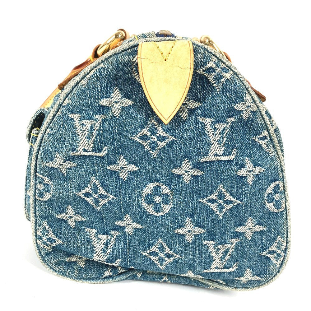 Louis Vuitton M95019 Neo speedy Monogram Canvas Denim Blue Handbag