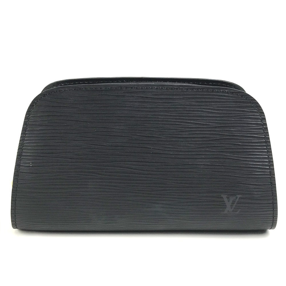 Louis Vuitton Cosmetics Pouch M48442 Epi Leather Black Handbag