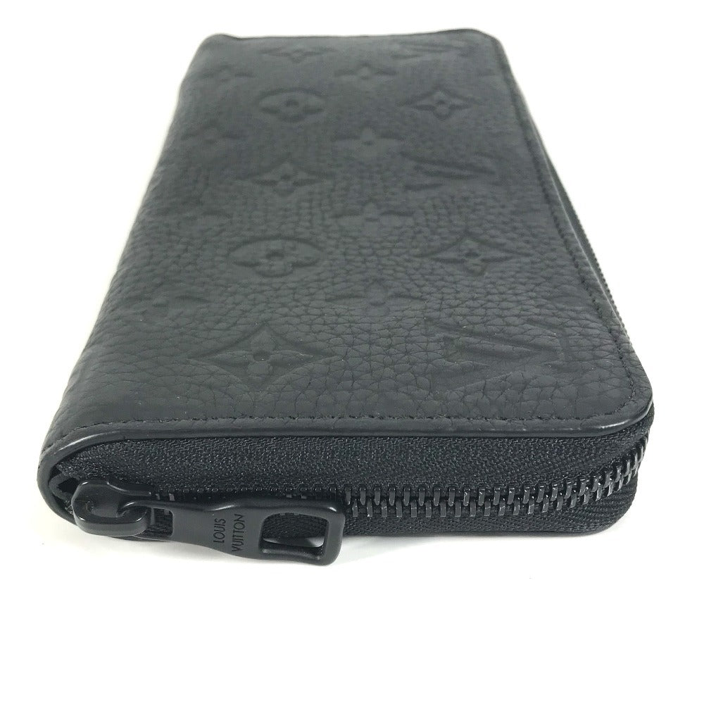 Louis Vuitton Long Purse M11721 Taurillon Clemence Monogram Black Wallet Case
