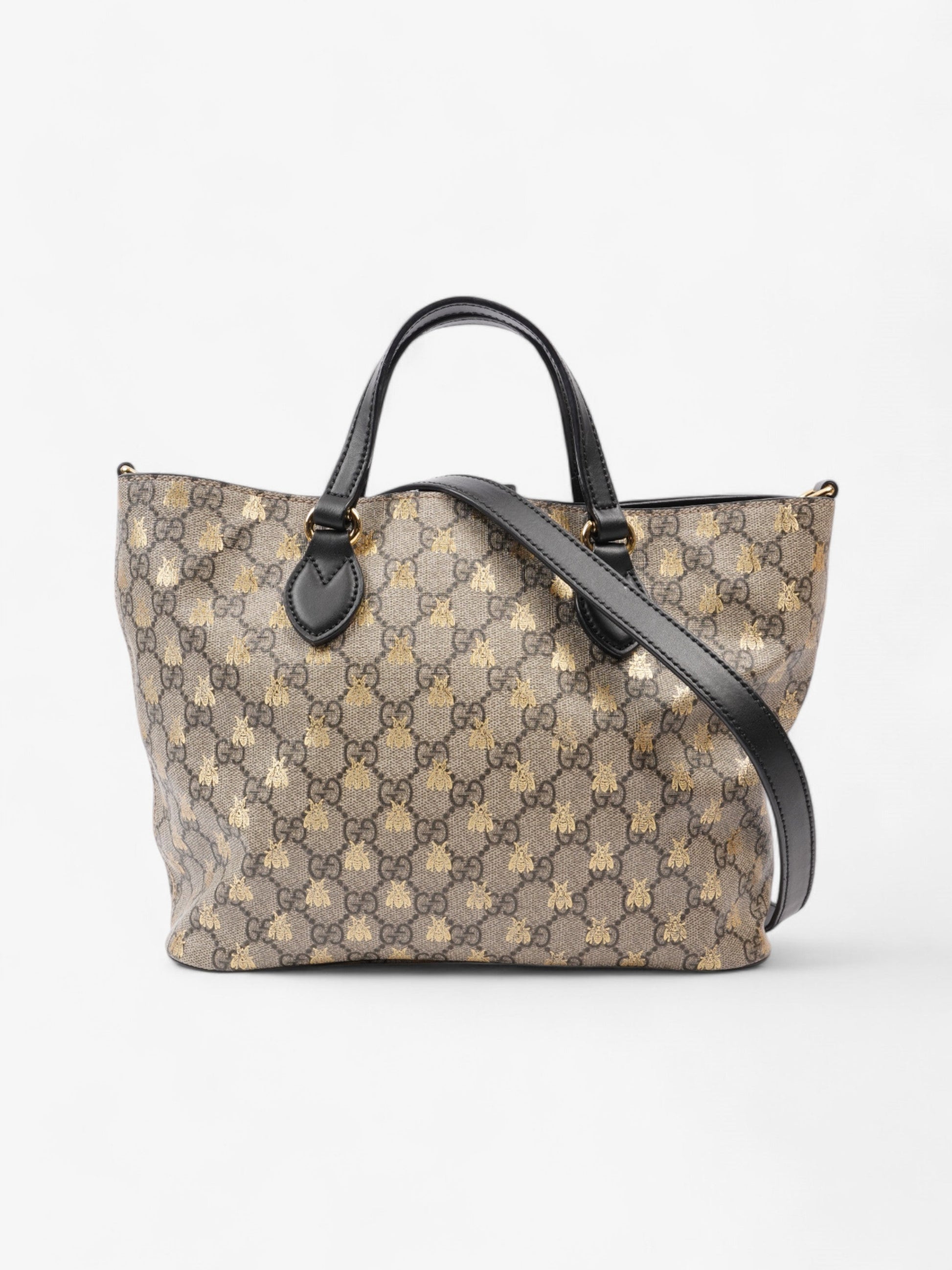 Gucci Bee Tote Supreme Coated Canvas Small Tote Bag