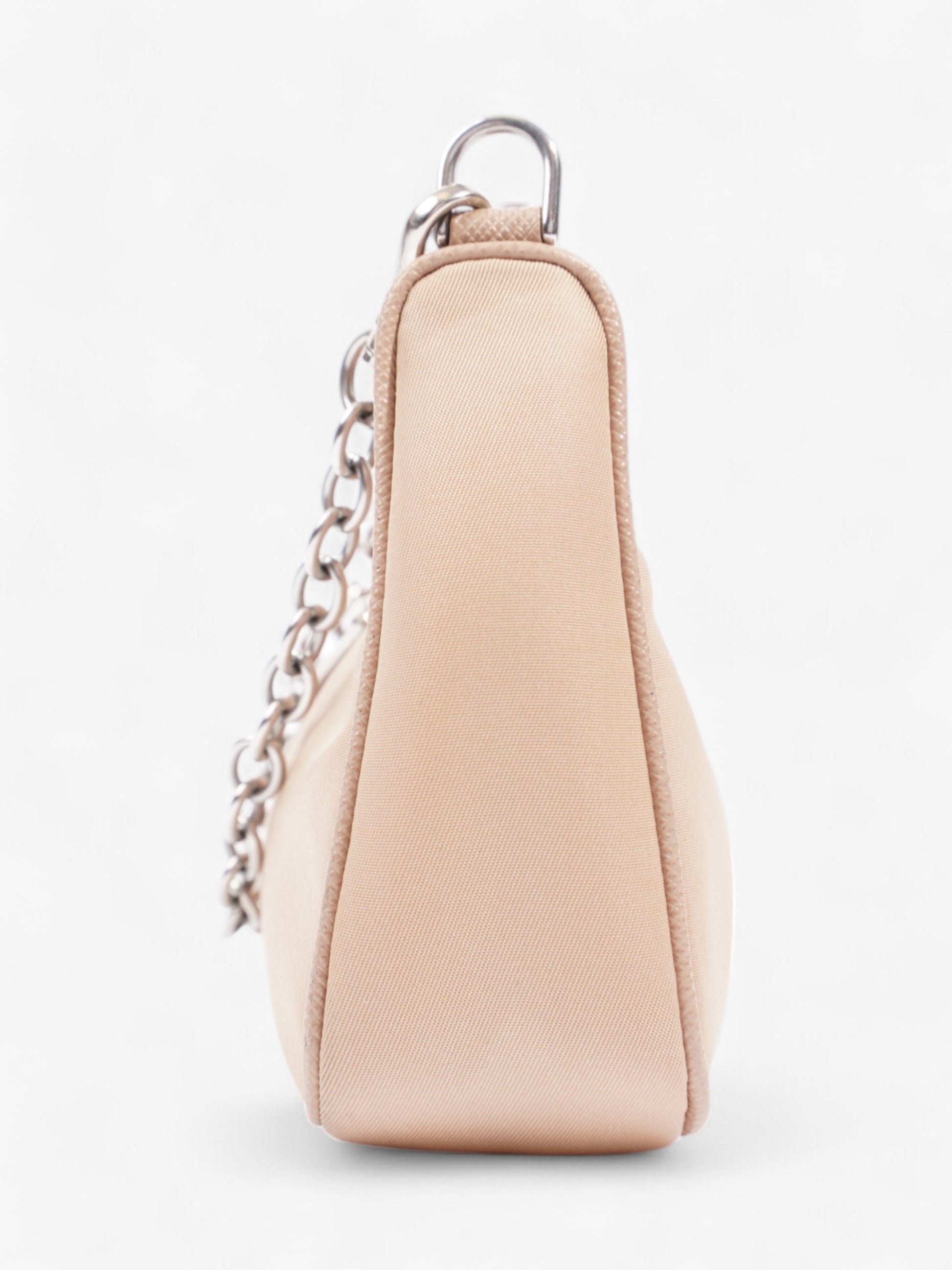 Prada Re Edition Handbag Nylon Beige Mini Travel Bag