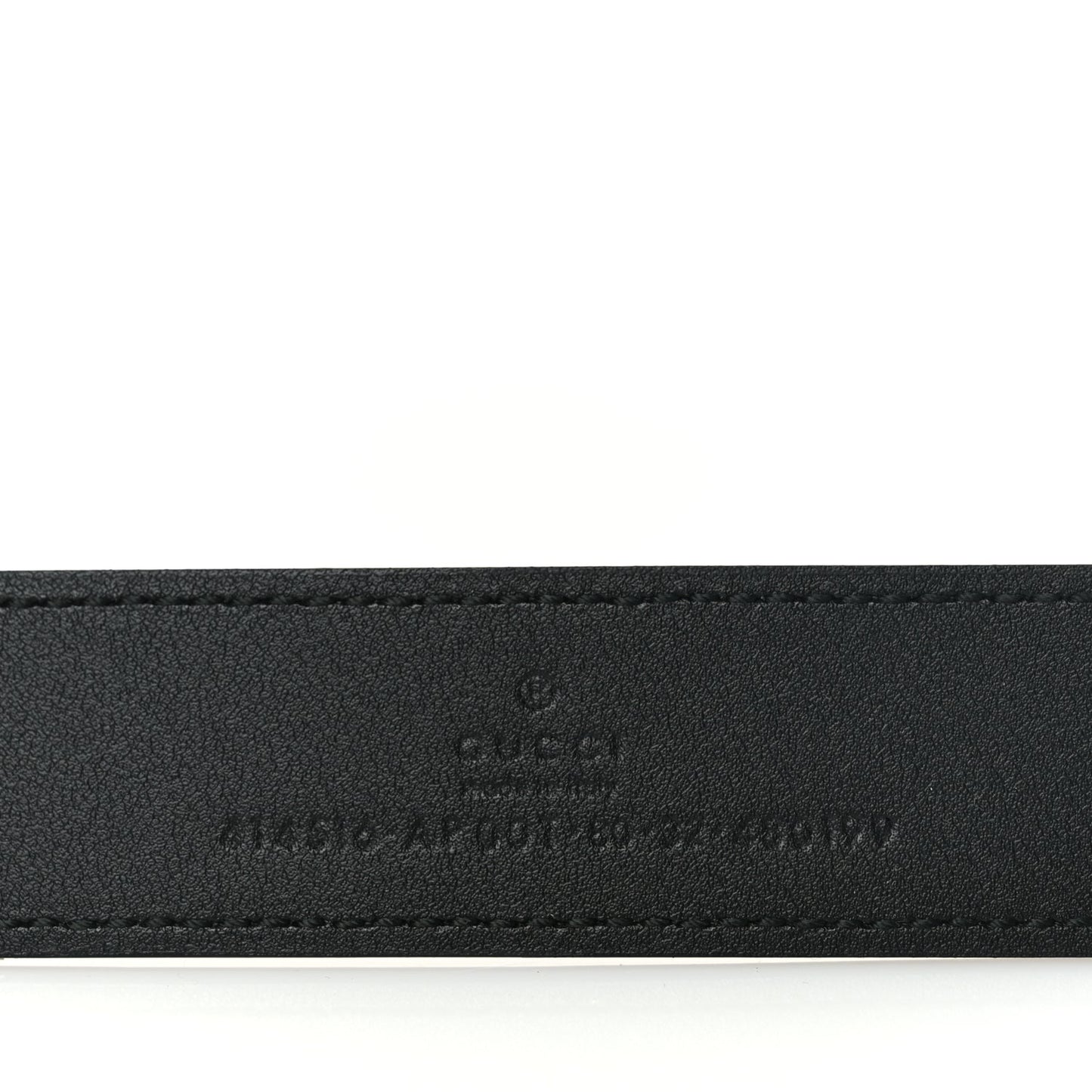 Gucci Calfskin Double G 30mm Belt 80 32 Black