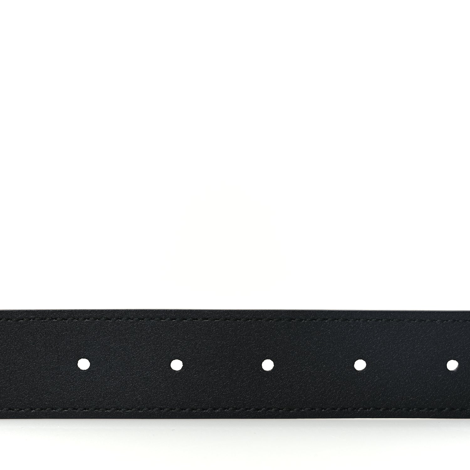 Gucci Calfskin Double G 30mm Belt 80 32 Black