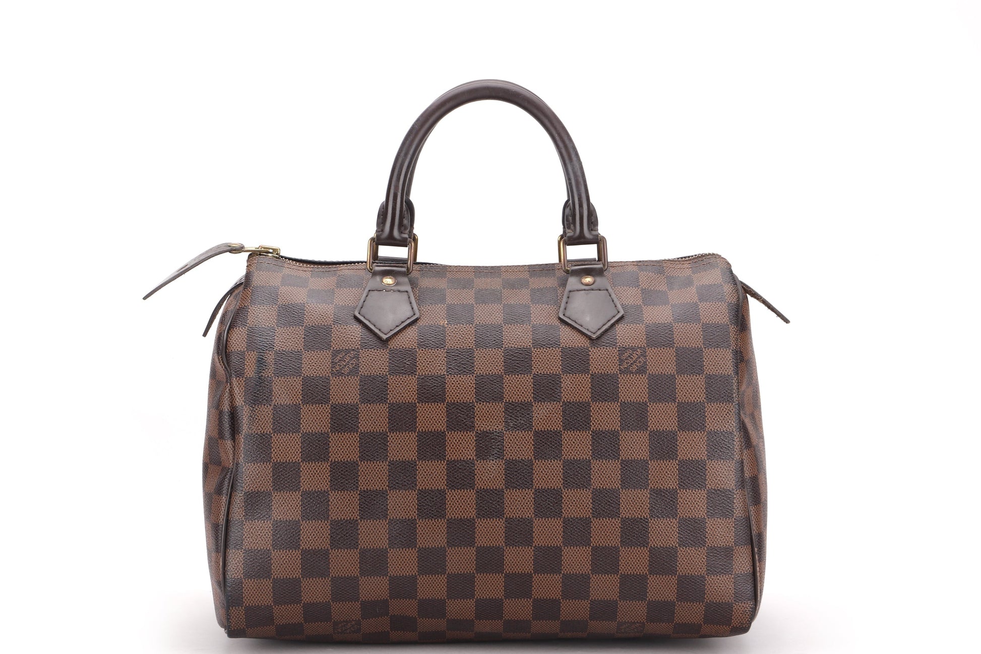 LOUIS VUITTON SPEEDY 30 (SN3171) DAMIER EBENE, NO KEYS, LOCK & DUST COVER